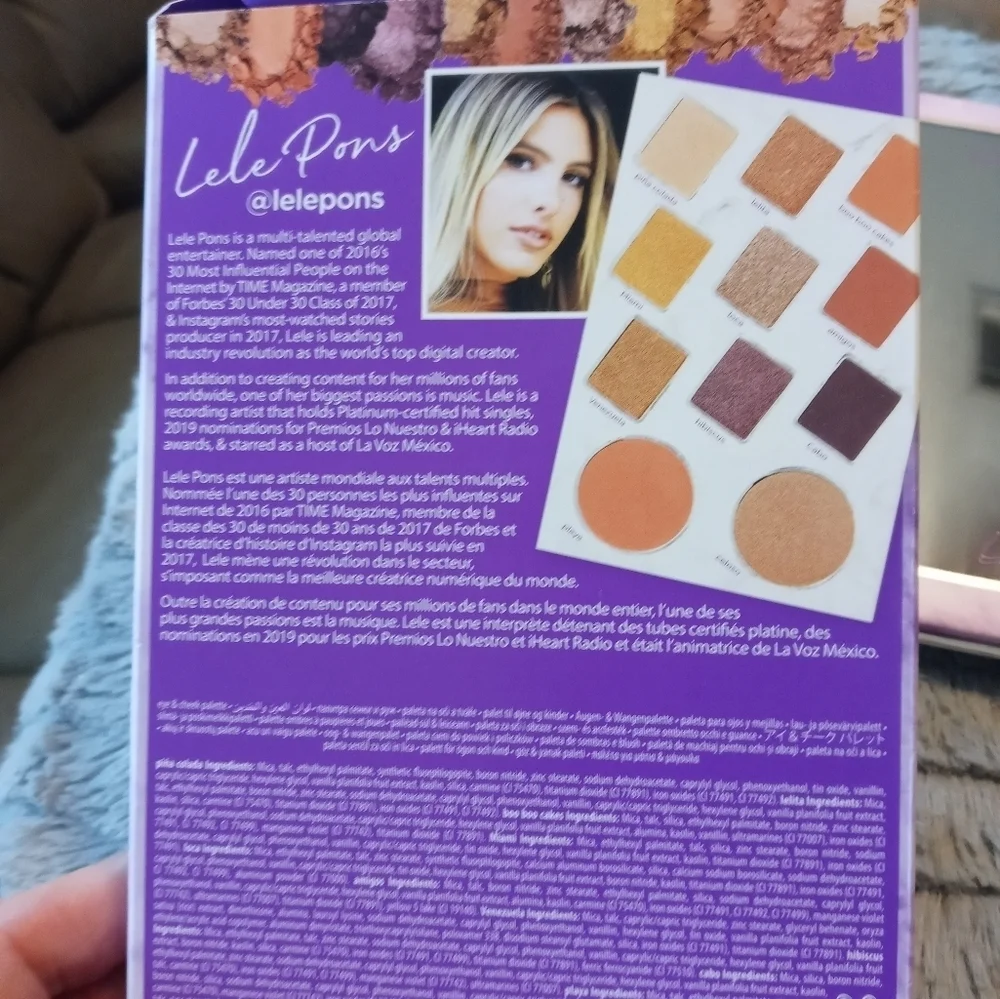 LELE PONS X TARTE EYE & CHEEK PALETTE NEW BOXED